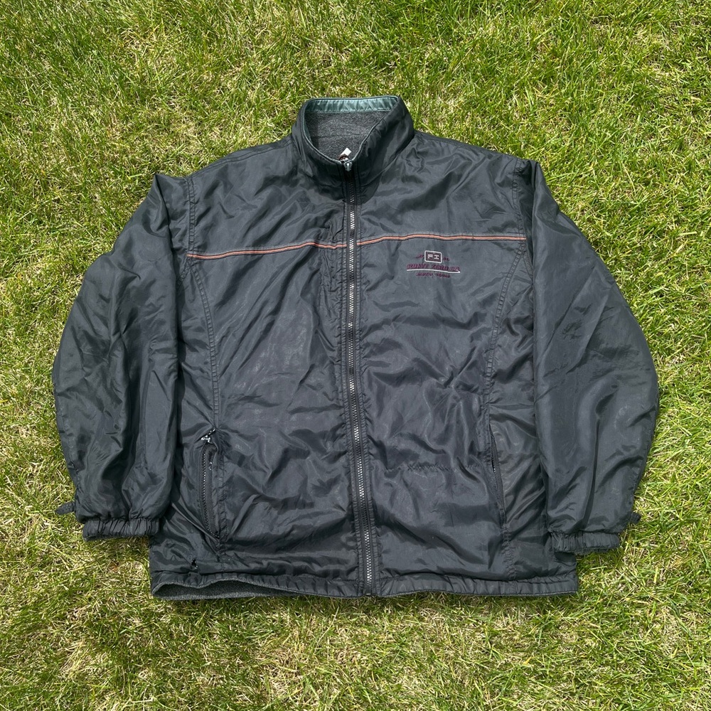 Point Zero Black Windbreaker Jacket